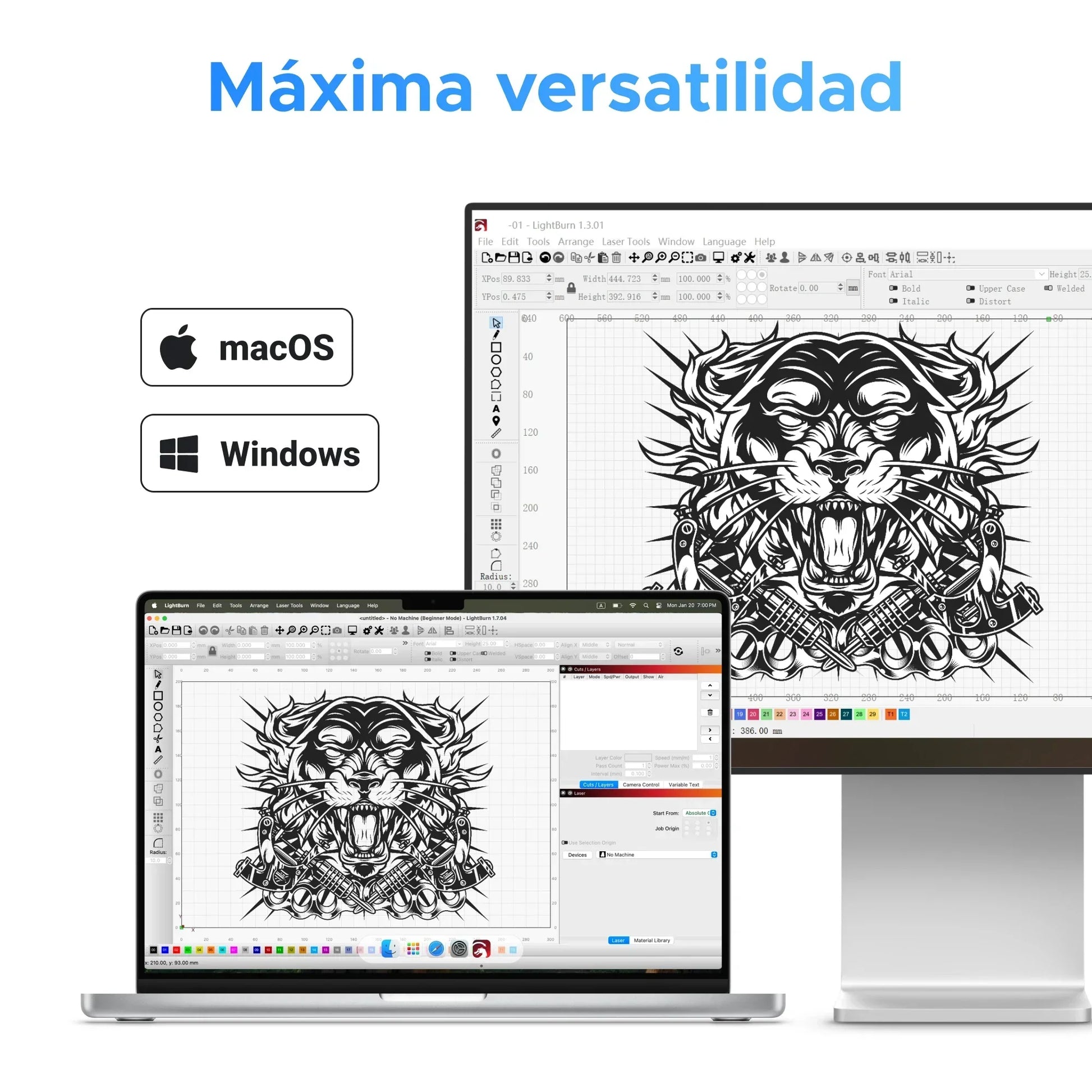 20W Marcador Láser de Fibra para Marcado en Metales, Enfoque automático | F20C