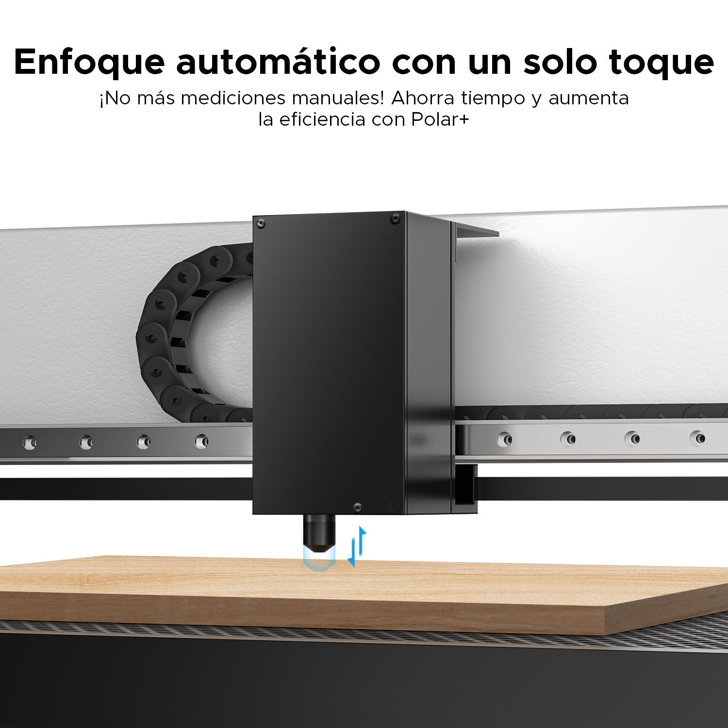 55W Polar+ Desktop Máquina de Grabado y Corte Láser CO2 con Cámara y Área de Trabajo 510×300mm