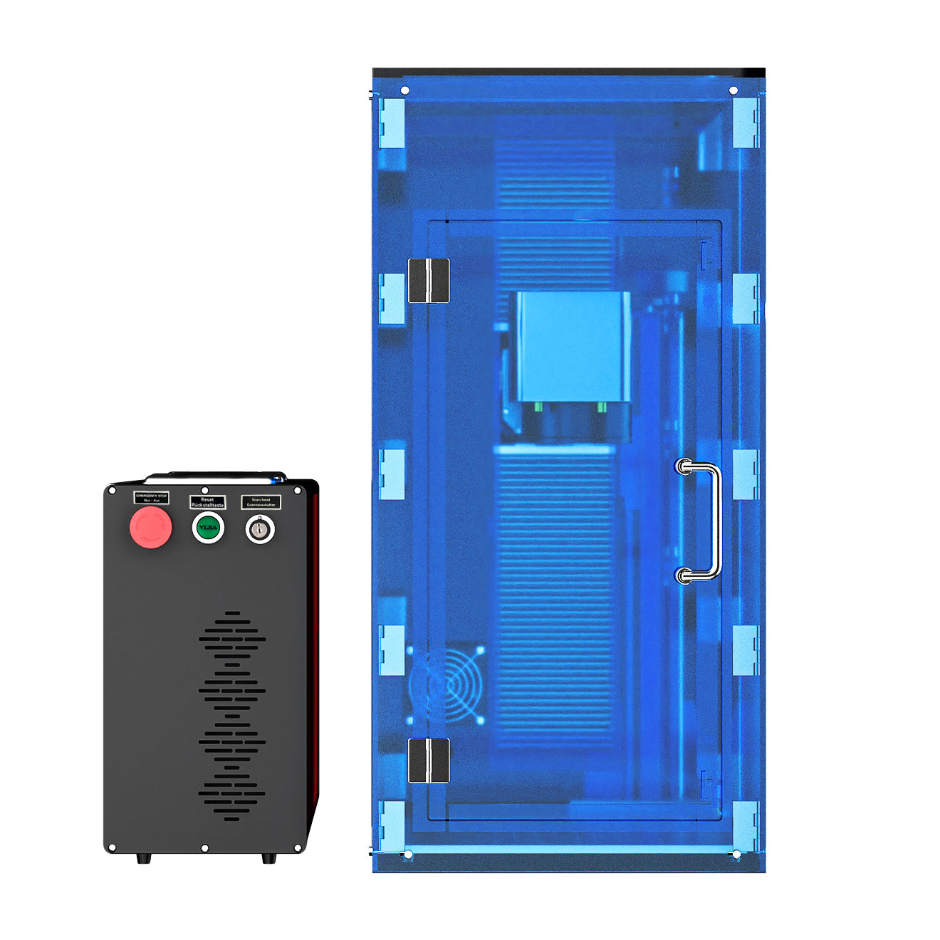 80W Marcador y Grabadora láser MOPA para Grabado de Metales en Color | M80