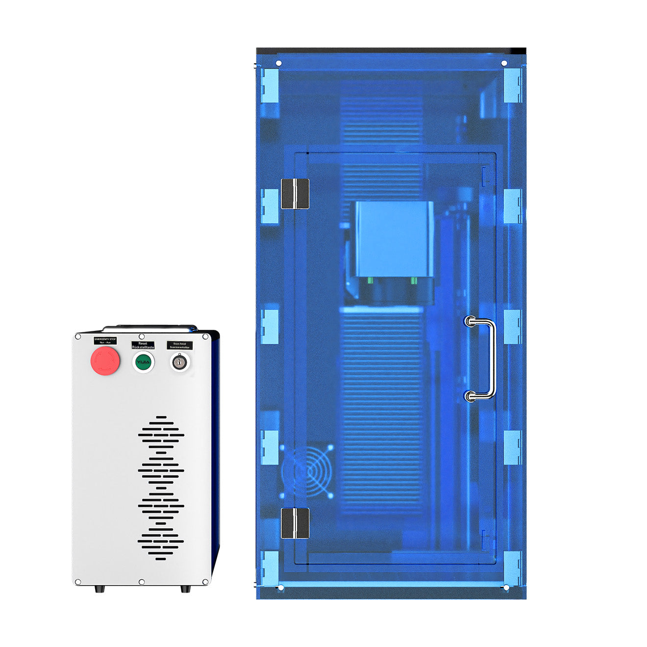 50W Grabadora y Marcador Láser de Fibra para Grabado y Marcado en Metales | F-50