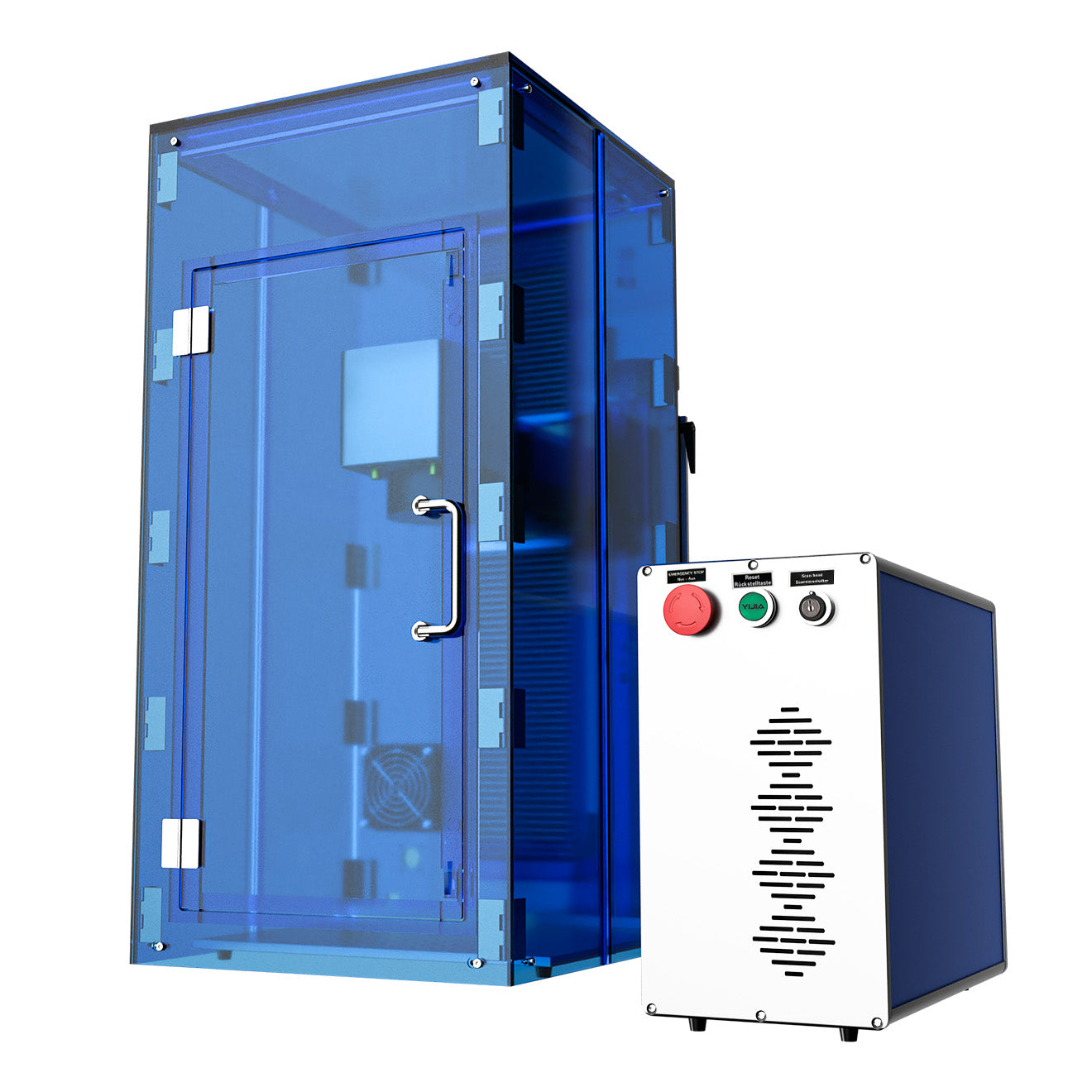 50W Grabadora y Marcador Láser de Fibra para Grabado y Marcado en Metales | F-50