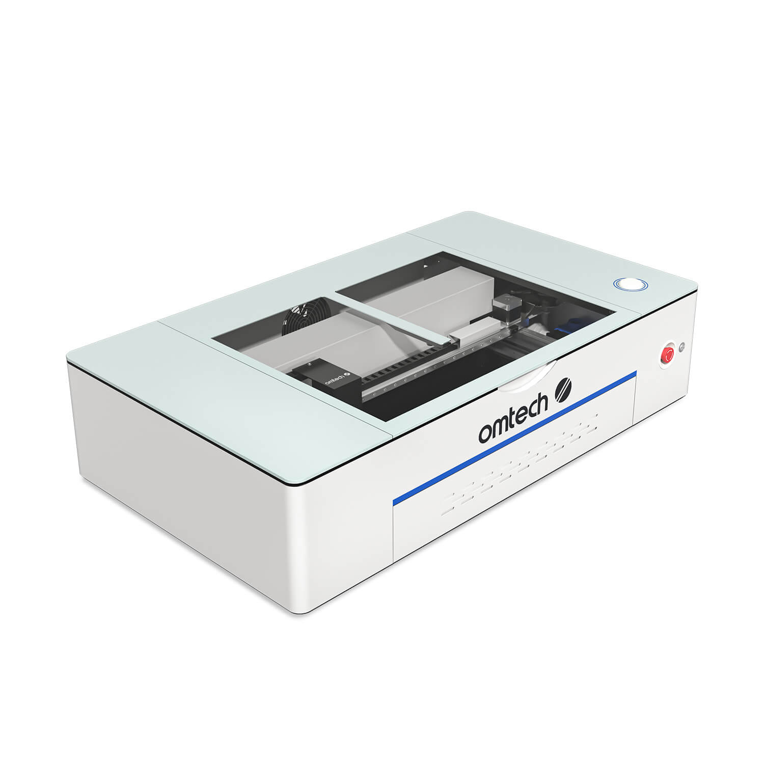 50W Polar Desktop Máquina de Grabado y Corte Láser con Cámara y Área de Trabajo 510×300mm