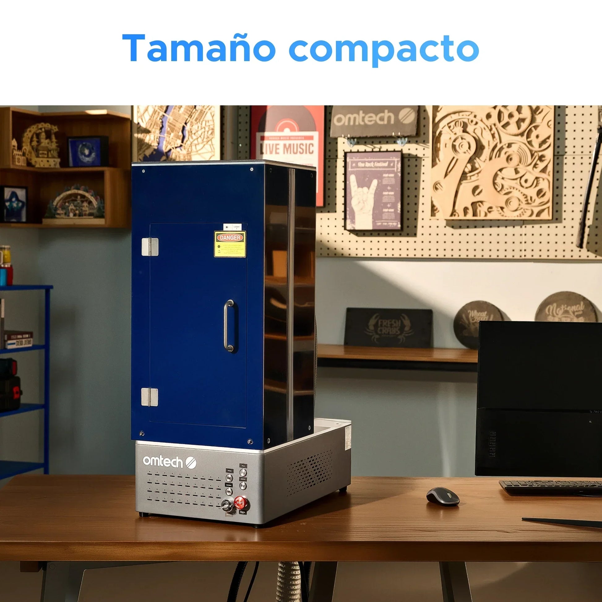 20W Marcador Láser de MOPA para Marcado de Colores en Metales, Enfoque automático | M20C
