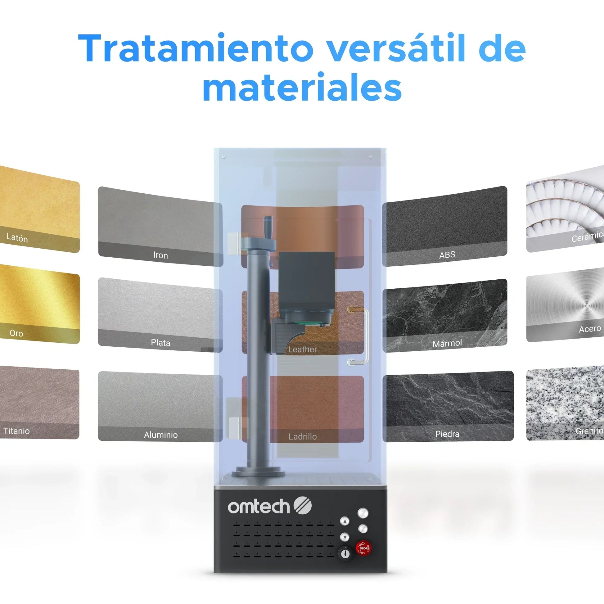 30W Marcador Láser de MOPA para Marcado de Colores en Metales, Enfoque automático | M30C