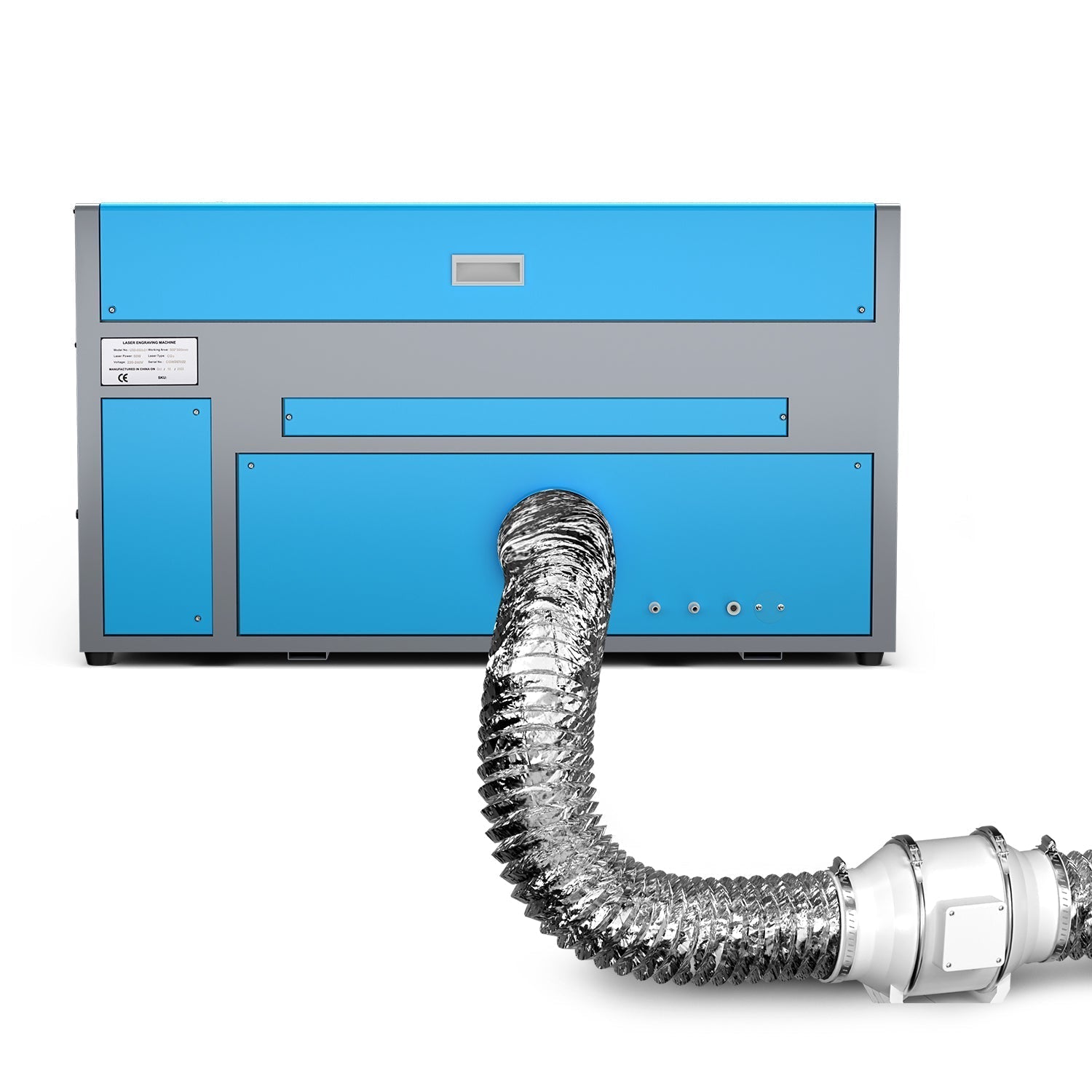50W Grabadora Láser CO2 con Área de Trabajo500x300mm | Turbo-535